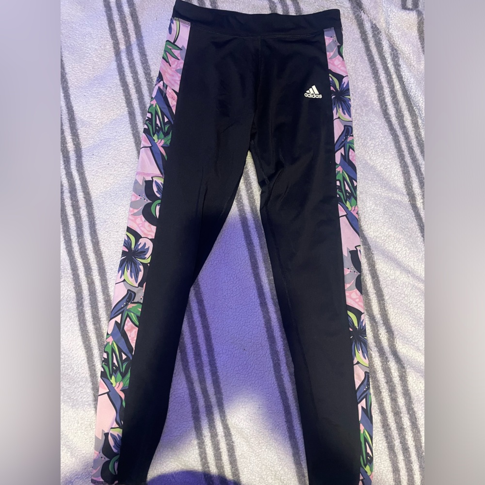 adidas girl tropical leggings